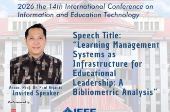 Assoc. Prof. Dr. Paul Arjanto (Pattimura University, Indonesia) as an Invited Speaker at ICIET 2026